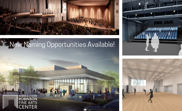  New Naming Opportunities Available! Robinson Fine Arts Center.